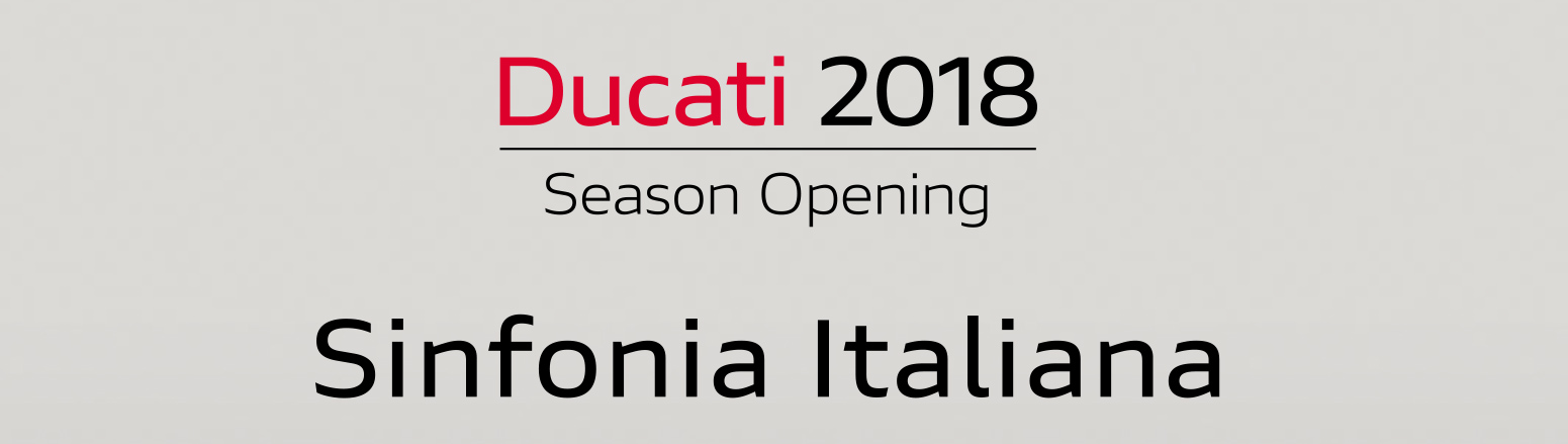 Ducati 2018 | Season  Opening